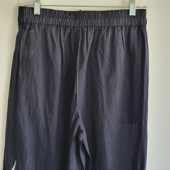 Haute Hippie Black Pants with Sunburst Boho Easy Fit Pockets - Picture 7 of 8